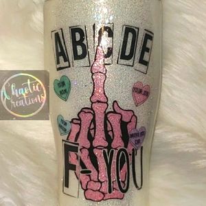 30oz ABCDEFU tumbler